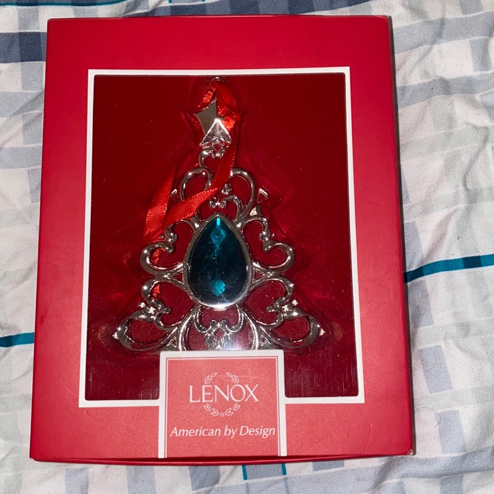 Lenox gemmed tree ornament